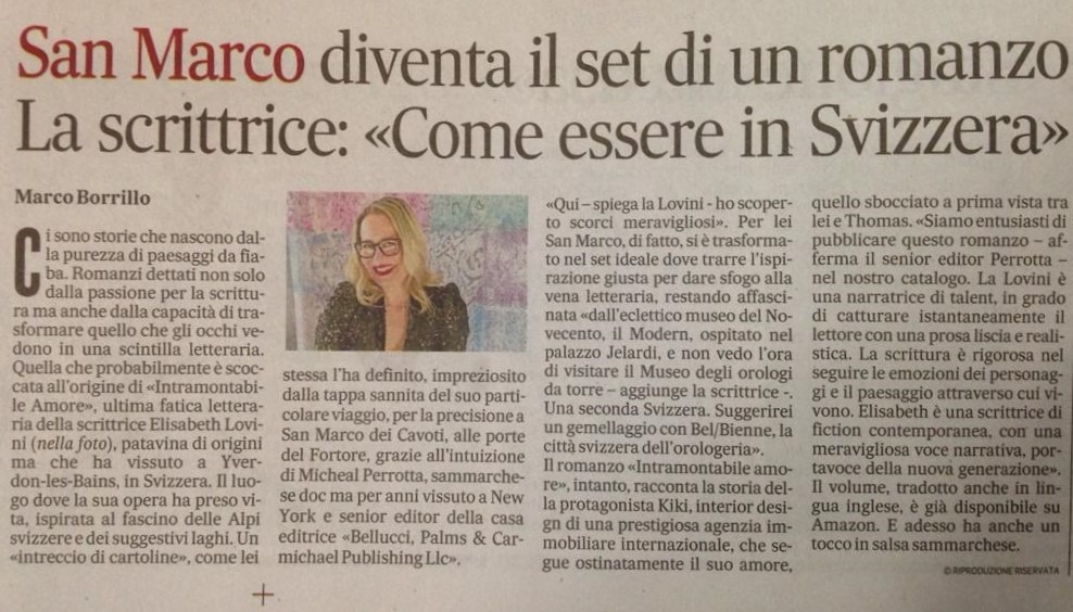 San Marco diventa il set di un romanzo - La scrittrice 