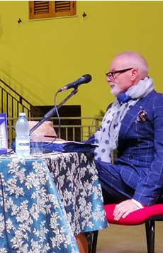 Michael Perrotta, ospite a Pago Veiano per la presentazione di 